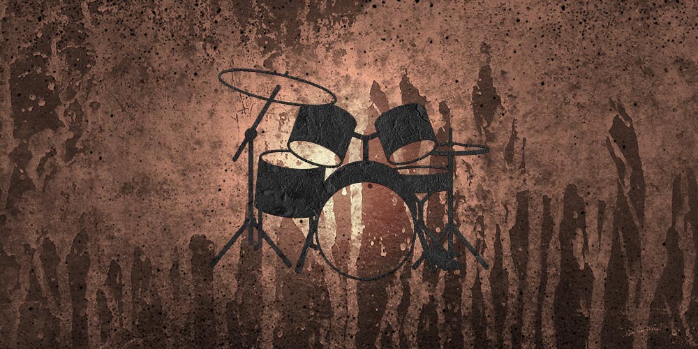 Drum Set - brown