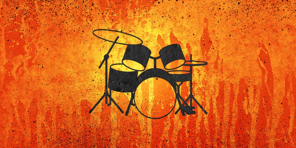 Drum Set - orange